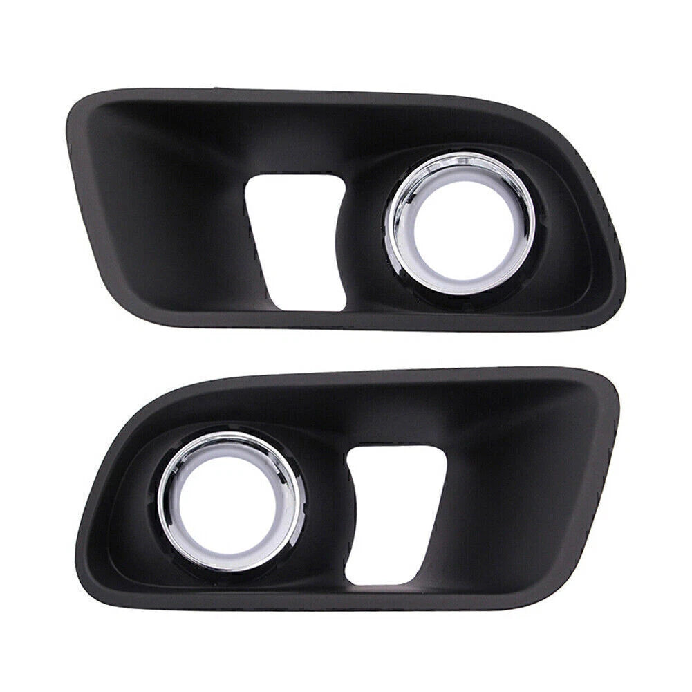 Set of 2 Front Bumper Fog Light Lamp Bezels for Dodge Charger (2012–2014)