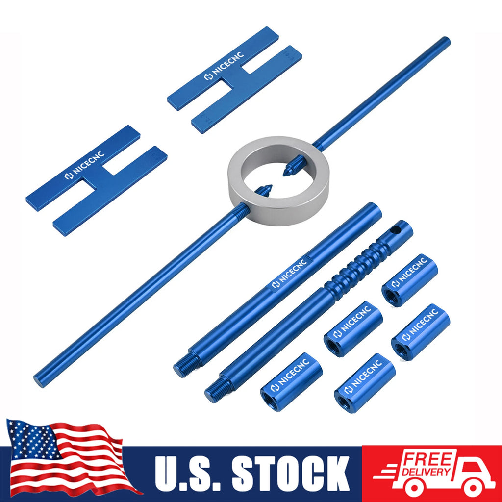 Fork Spring Compressor Tool Set for Universal Motorcycle