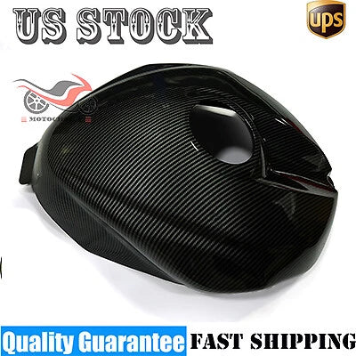 Carbon Fiber Gas Fuel Tank Cover for Yamaha YZF R6 (2008–2016)
