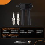 8pcs Ignition Coil & 16 Spark Plug for Chrysler Dodge Charger Ram Jeep (N/A)