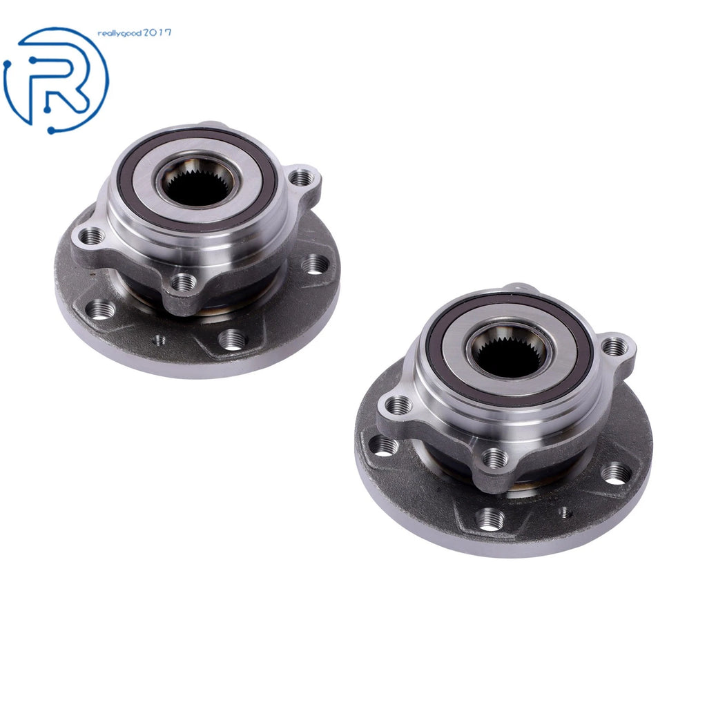 2X Front Wheel Hub & Bearing Assembly for Volkswagen Passat Jetta Tiguan
