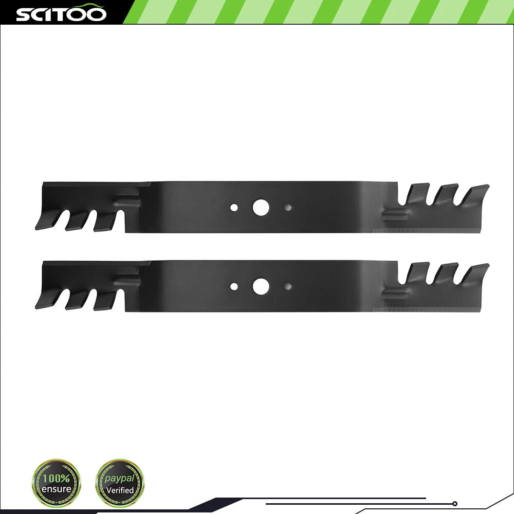 2 Mower Blades for Cub Cadet 42 Inch Deck (Fits 742-3033, 759-3830, 742-04101)