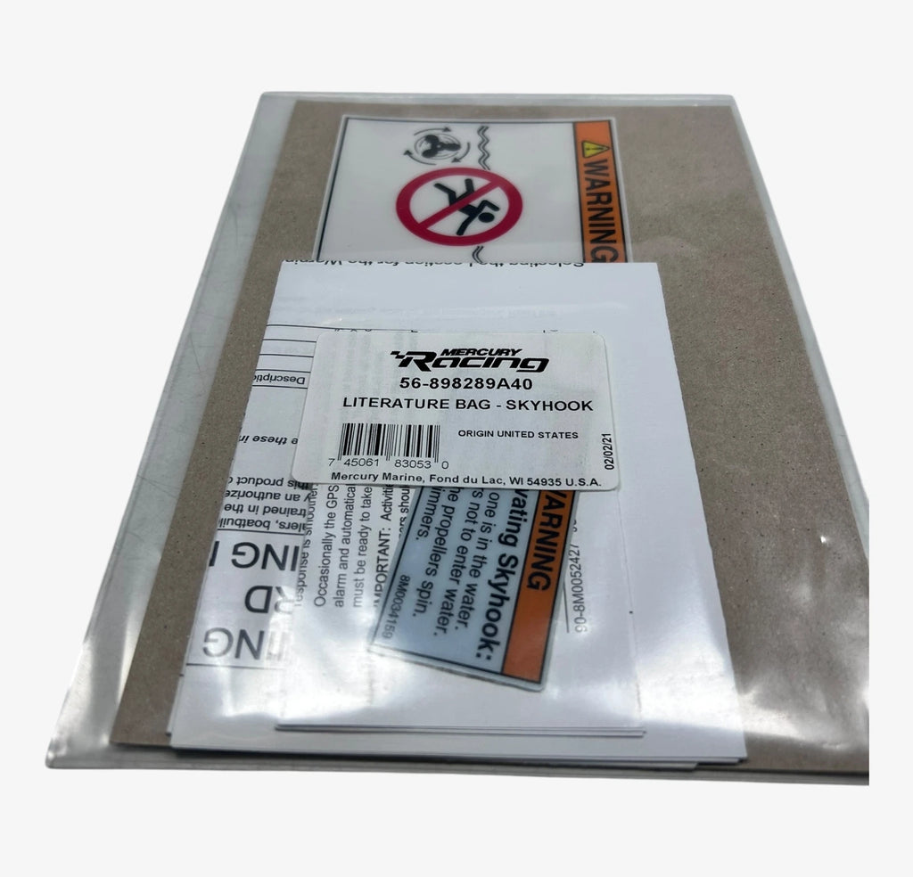 Sky Hook Literature Bag for Mercury Racing (56-898289A40)