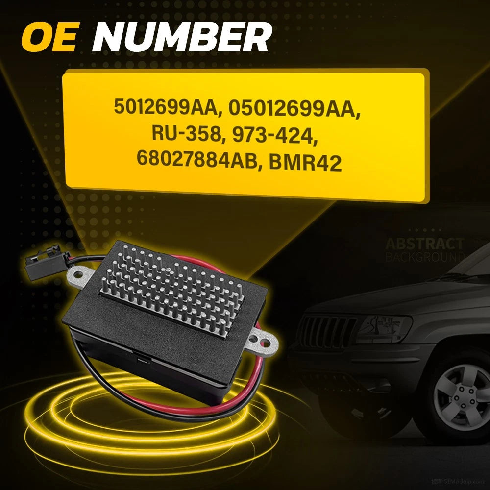 Heater Blower Motor Resistor 5012699AA for Jeep Grand Cherokee (1999–2004)