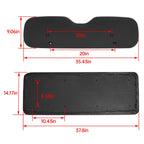 Cushion Set for EZGO RXV DS Precedent (2008–2023) Black Rear Seat Bottom/Backrest