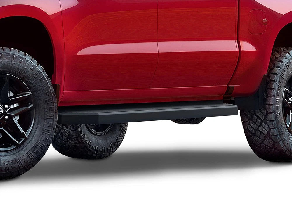Set of 2 Black Running Boards for Chevy Silverado GMC Sierra (2019–2026)