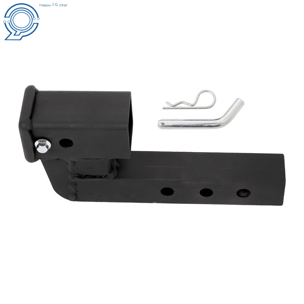 Trailer Hitch Riser for 2 Inch Receivers (7500 lbs, 4 Inch Rise/Drop)