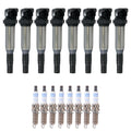 Set of 8 Ignition Coils & Spark Plugs for BMW F12 F13 650i (2011–2017)