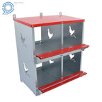 Set of 4 Chicken Nest Boxes for Egg Collection