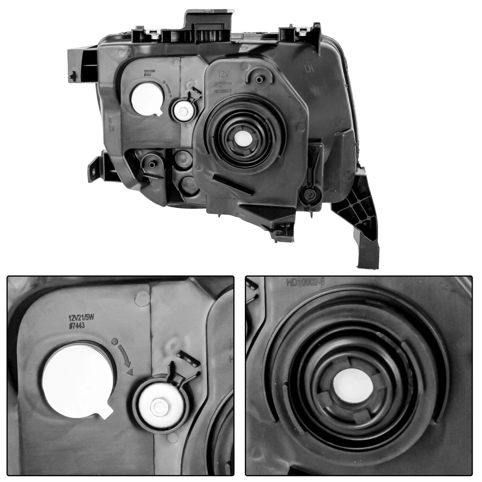 Pair Headlights for Honda Element (2003-2008)