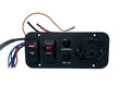 Switch Panel for Pacer Marine (6 3/4in x 3in) Black