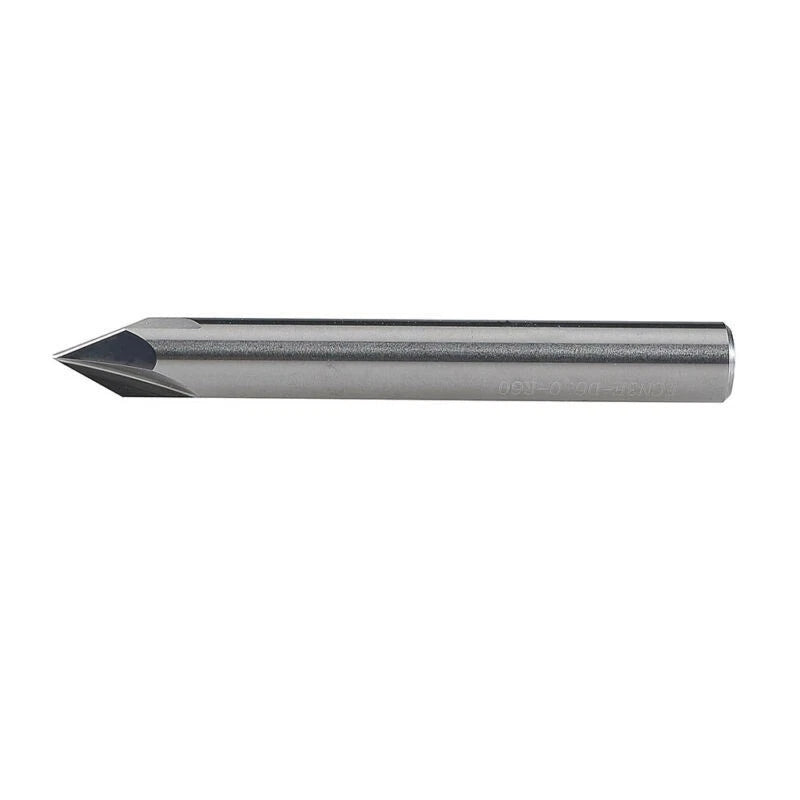 6mm 60 Degree 2 Flute Carbide Chamfer Milling Cutter for Aluminium Copper