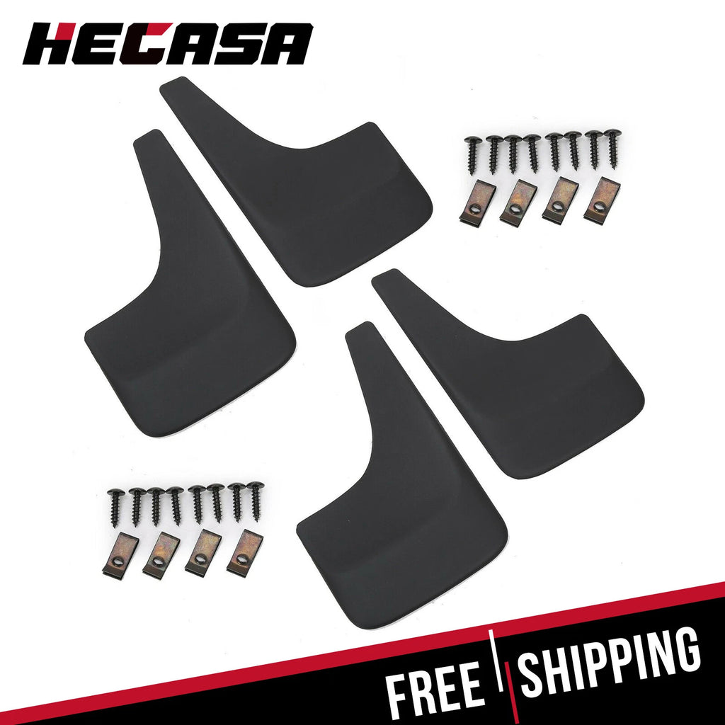 Set of 4 Mud Guards Splash Flaps for Chevy Silverado 1500 2500 3500 (2001–2014)