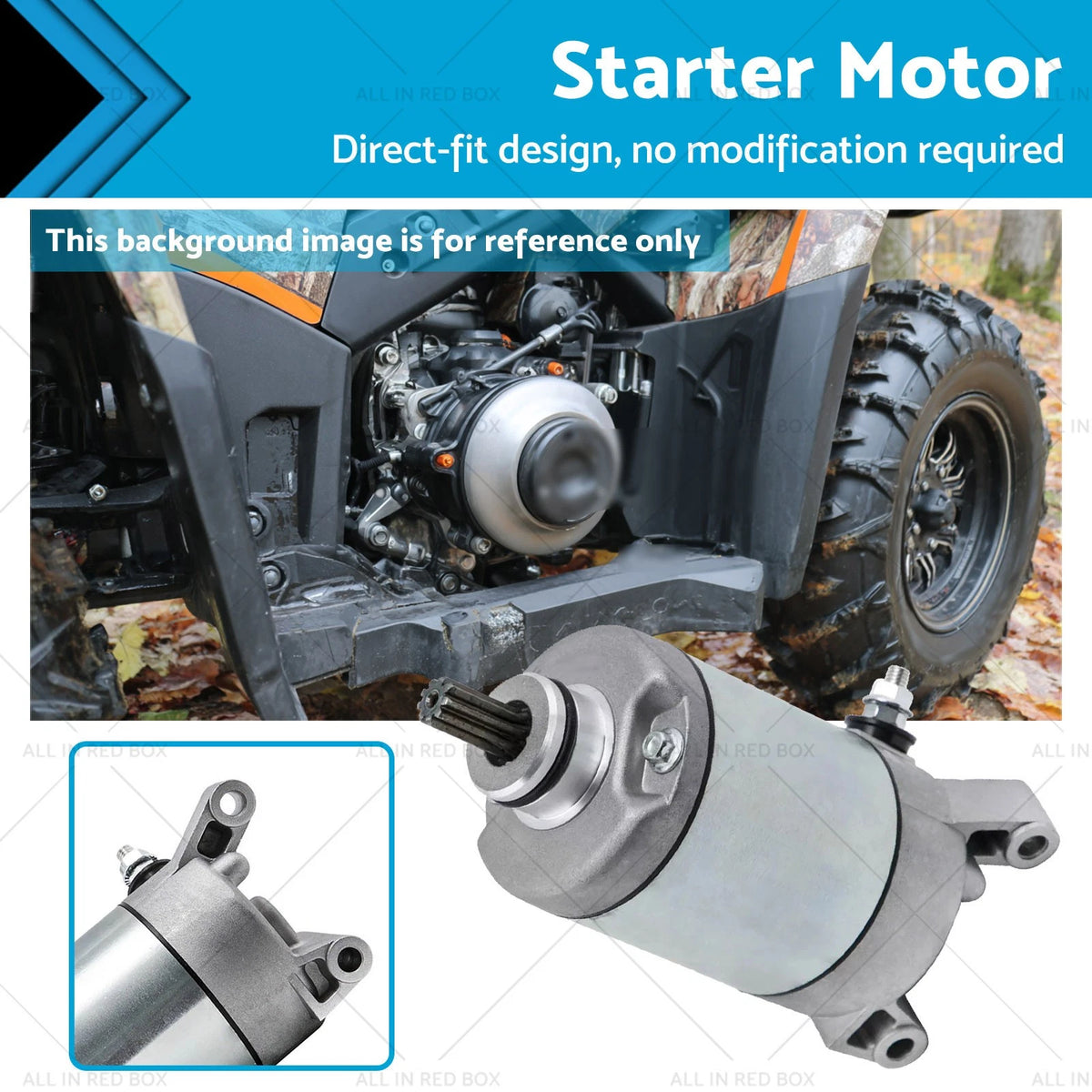 Starter Motor for Polaris RZR 570 (2014) SMU0549 410-22058 19486