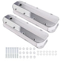 2X Fabricated Aluminum Valve Covers Center Bolt for Big Block Chevy (1965–1990)