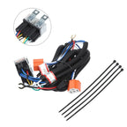12V 80A Headlight Relay Harness for H6054 H5054 LED Headlights H4