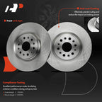 Front Disc Brake Rotors for Buick Enclave (2018–2020) Cadillac XT5 (2017–2023)