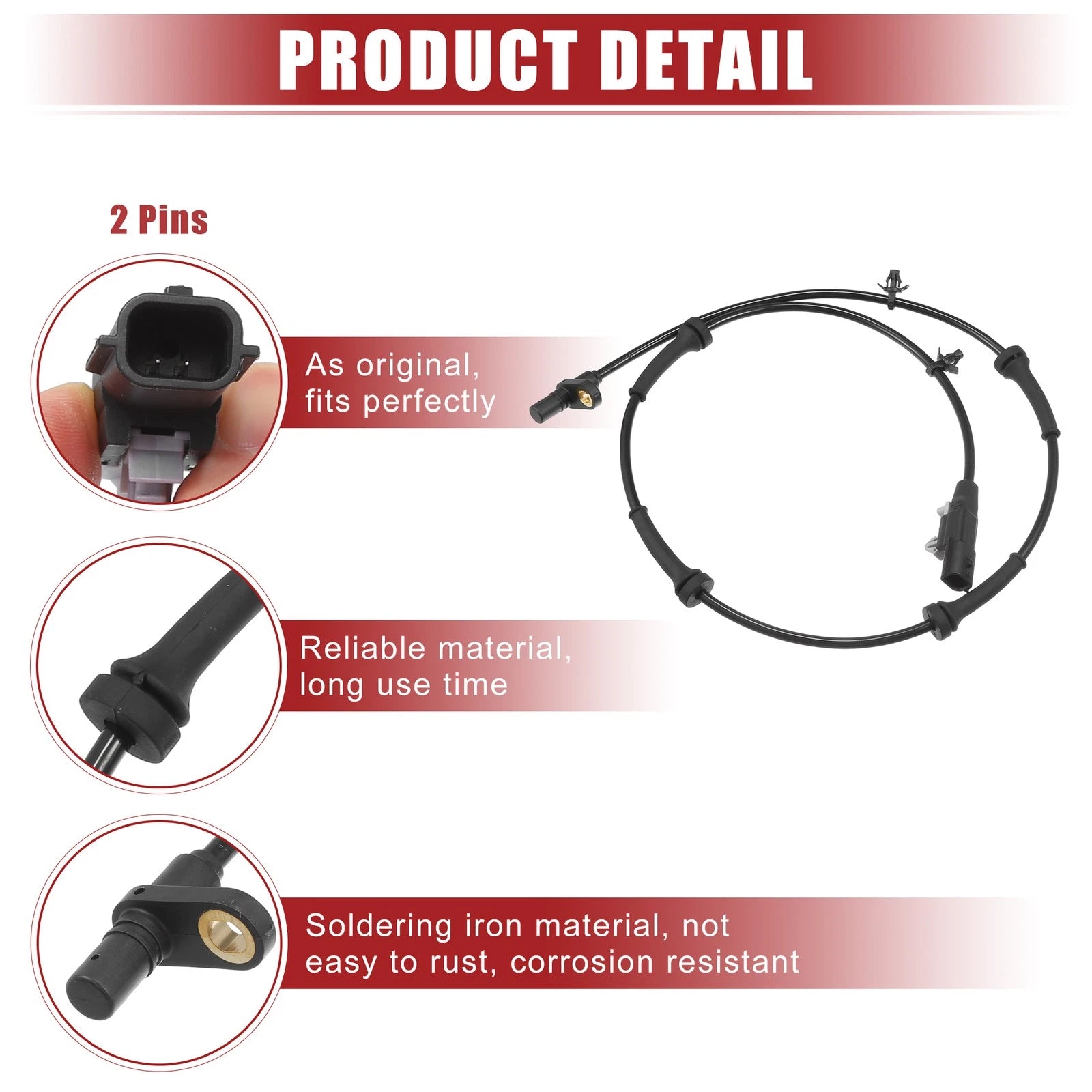 ABS Sensor Set for Nissan Rogue (2014–2015) No. 47900-4CE2A