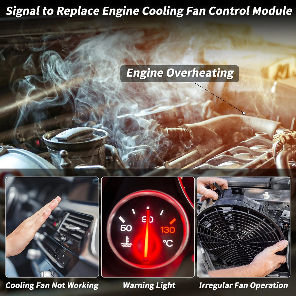 Engine Cooling Fan Control Module 8G1Z8B658A for Ford Fusion Taurus (2006–2012)