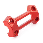 HandleBar Fat Bar Riser Mount Clamp Top Cover for Kawasaki Z900 (2017–2022) RED