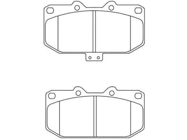 Front Brake Pad Set for Mazda RX7 (1986–1995) NJ741QZ