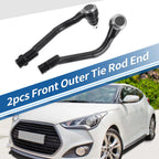 2X Front Outer Tie Rod End Links for Kia Sportage Optima (No. ES800717/ES800718)