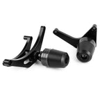CNC Black Frame Slider Anti Crash Pad for Ducati Supersport 939 (2017–2019)