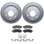 Rear Brake Kit 330mm Disc TRW Ceramic Pads for Sierra Silverado 1500 (2007–2013)