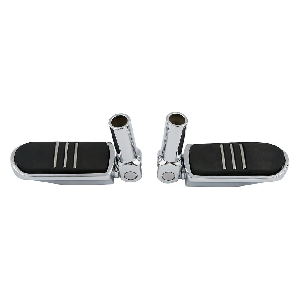 Chrome Rear Footpegs Mount for Harley Softail FLS (2012–2017) FLSTSB (2008–2011)