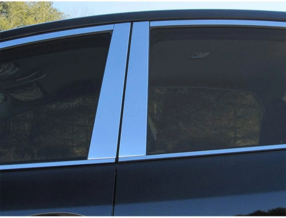 4pc. Luxury FX Stainless Steel Pillar Post Trim for 2012-2017 Toyota Prius V