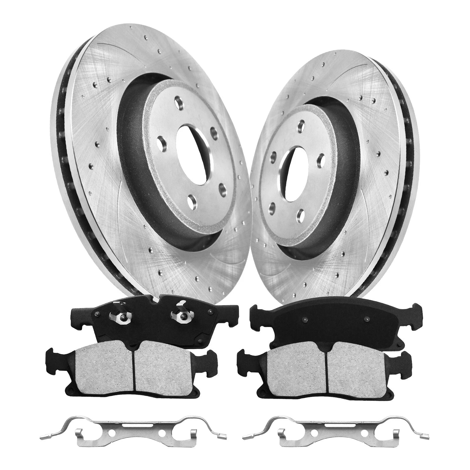 Front Disc Rotors & Brake Pads for Jeep Grand Cherokee (2013–2021)