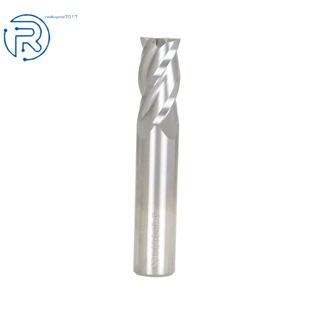 Set of 4 Carbide End Mills 5/8" for Precision Cutting