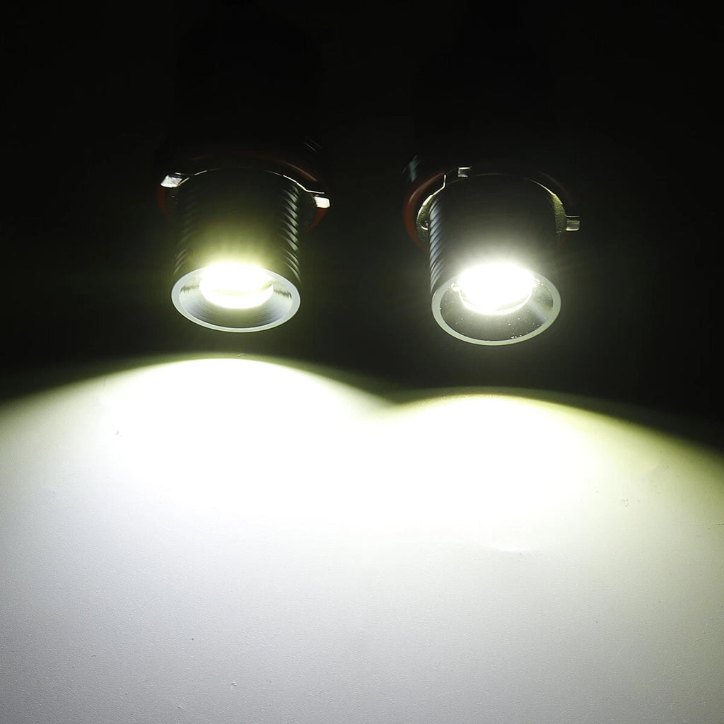 160W LED Angel Eyes Halo Ring Marker Light Bulbs for BMW E39 E63 E65 (1997–2006)