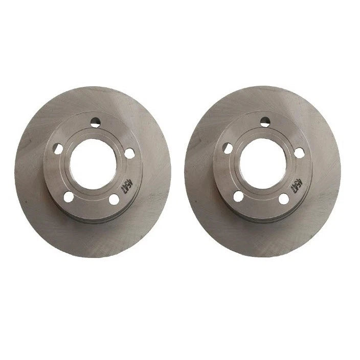 Set of 2 Brembo Rear Solid Disc Brake Rotors 245mm for A4 Quattro, Passat