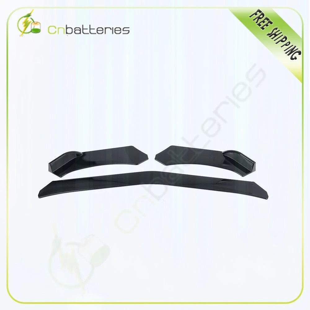 Front Bumper Lip Body Kit Spoiler for Hyundai Veloster (2012–2019) Glossy Black