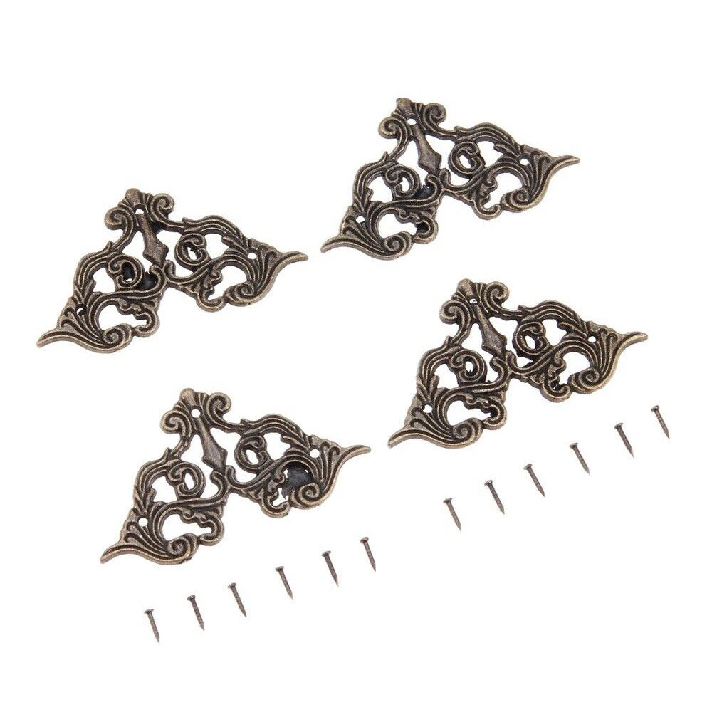 12x Butterfly Style Corner Protector Guards for Jewelry Box Desk Book