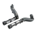 Black Rear Passenger Footpeg Pedal for Harley Street Road Glide (1993–2024)