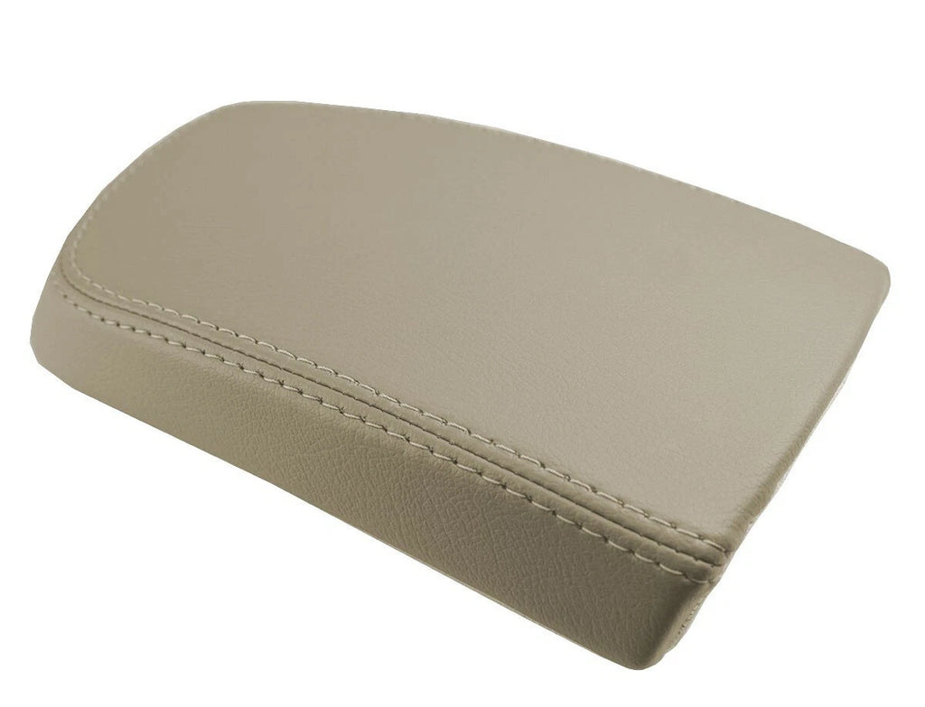 Leather Console Lid Pull Over Cover for Toyota Yaris (2008–2011) Beige