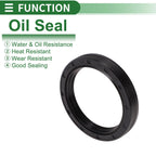 Set of 5 Oil Seals NBR Rubber 50x65x10mm for High Pressure Applications