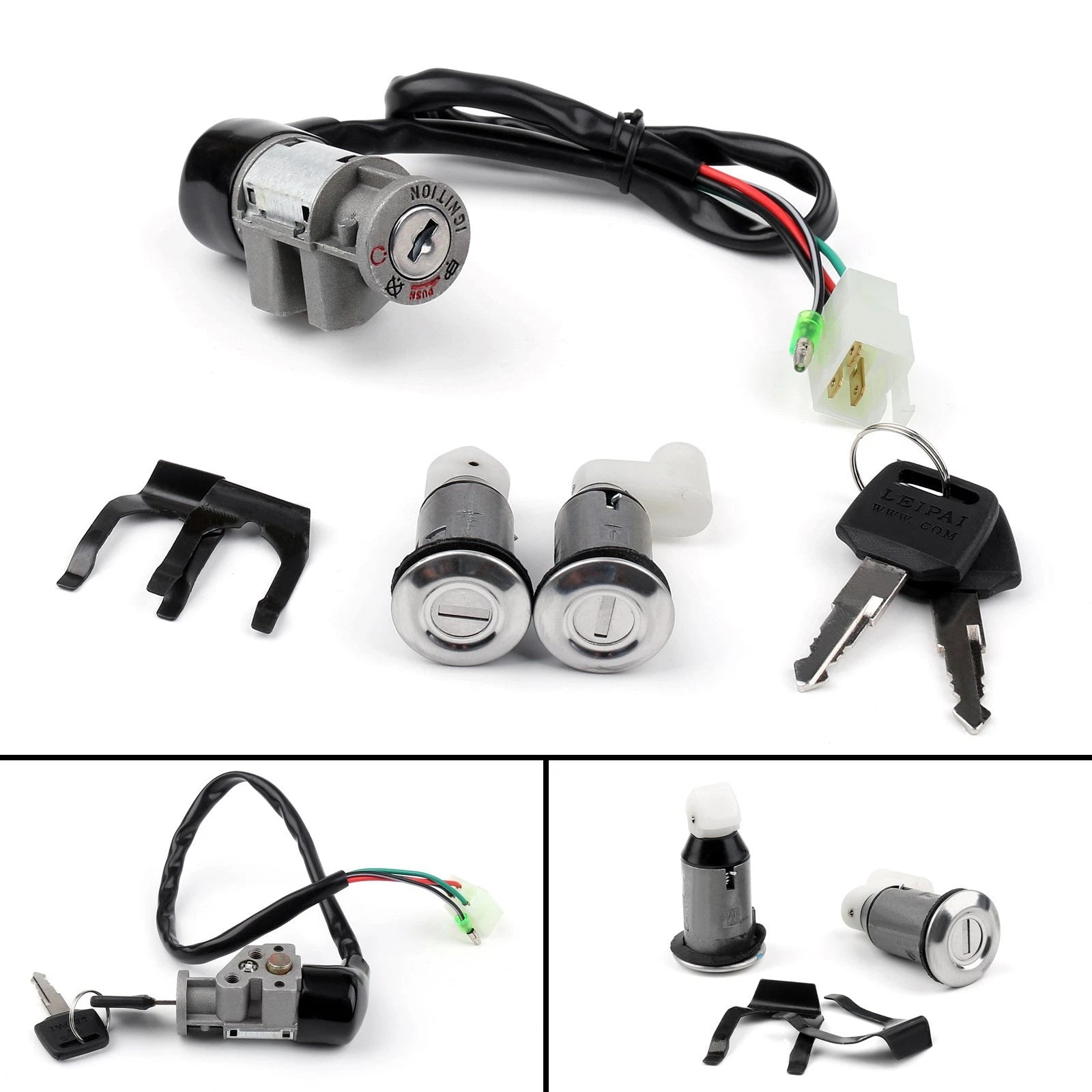 Ignition Switch & Fuel Gas Cap Cover Key Lock Set for Honda CH125 Spacy (1984–1996)