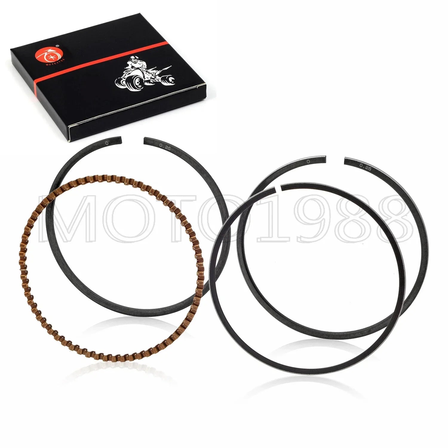 Piston ring set 295cc TXT 91up 0.25 oversize for Ezgo golf cart
