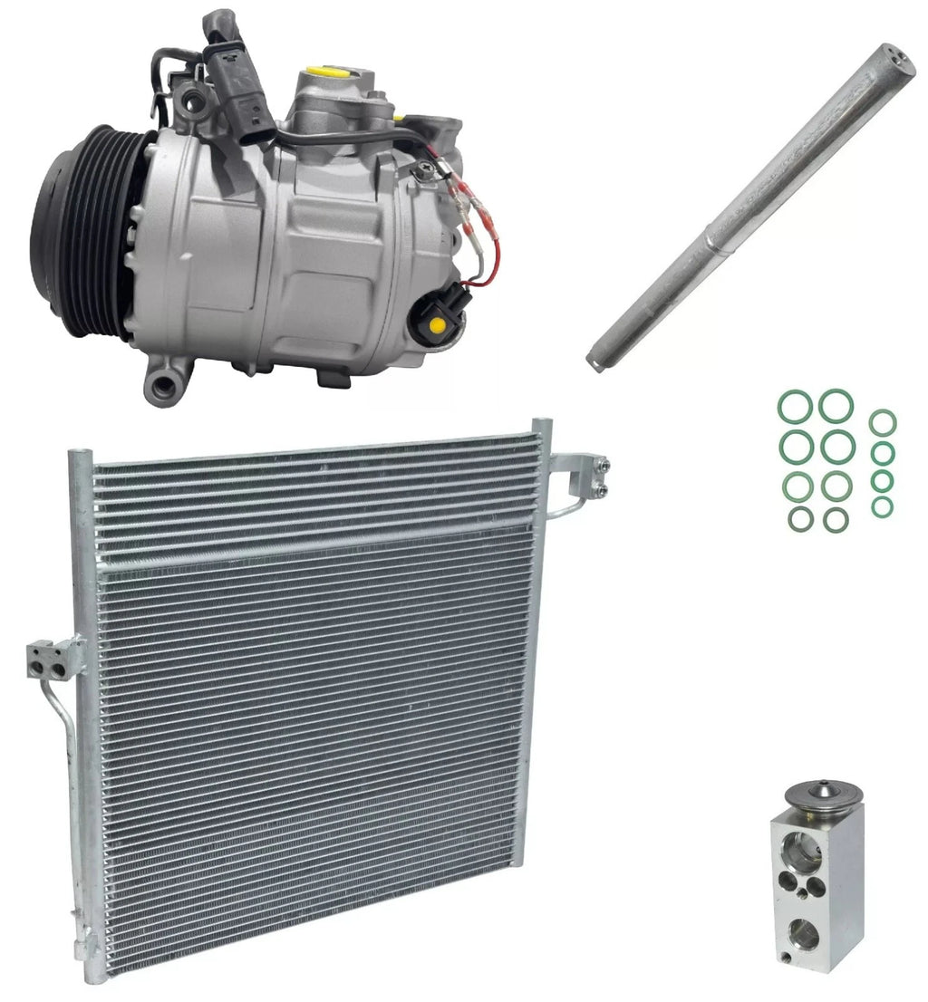 A/C Compressor Kit With Condenser for Mercedes GL350 3.0L (2016–2019)