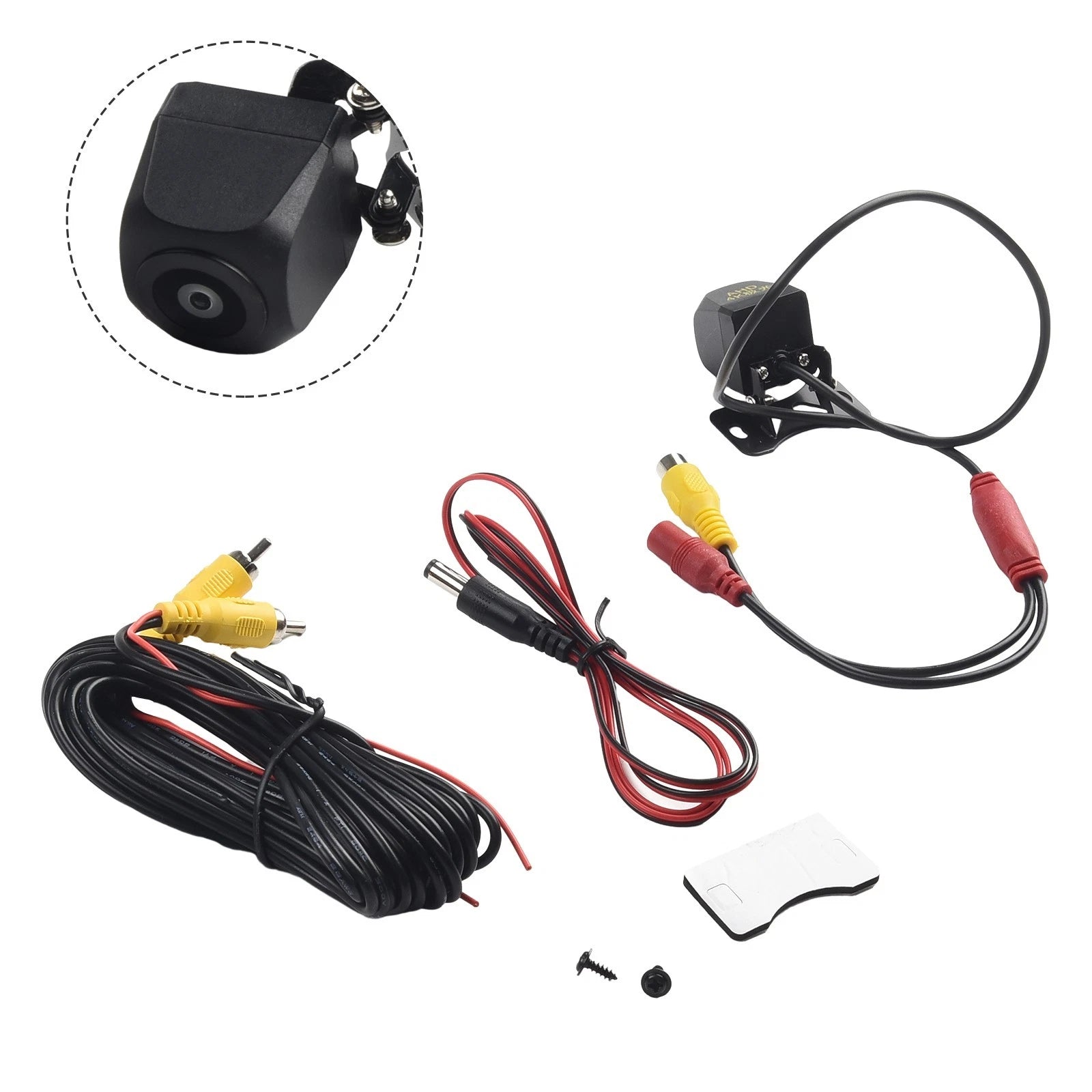 180° AHD 4K Rear View Camera for Cars - Night Vision, Waterproof