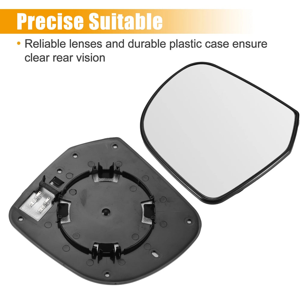 Heated Right Side Rearview Mirror Glass for Nissan Micra (No. 963651HB0B)