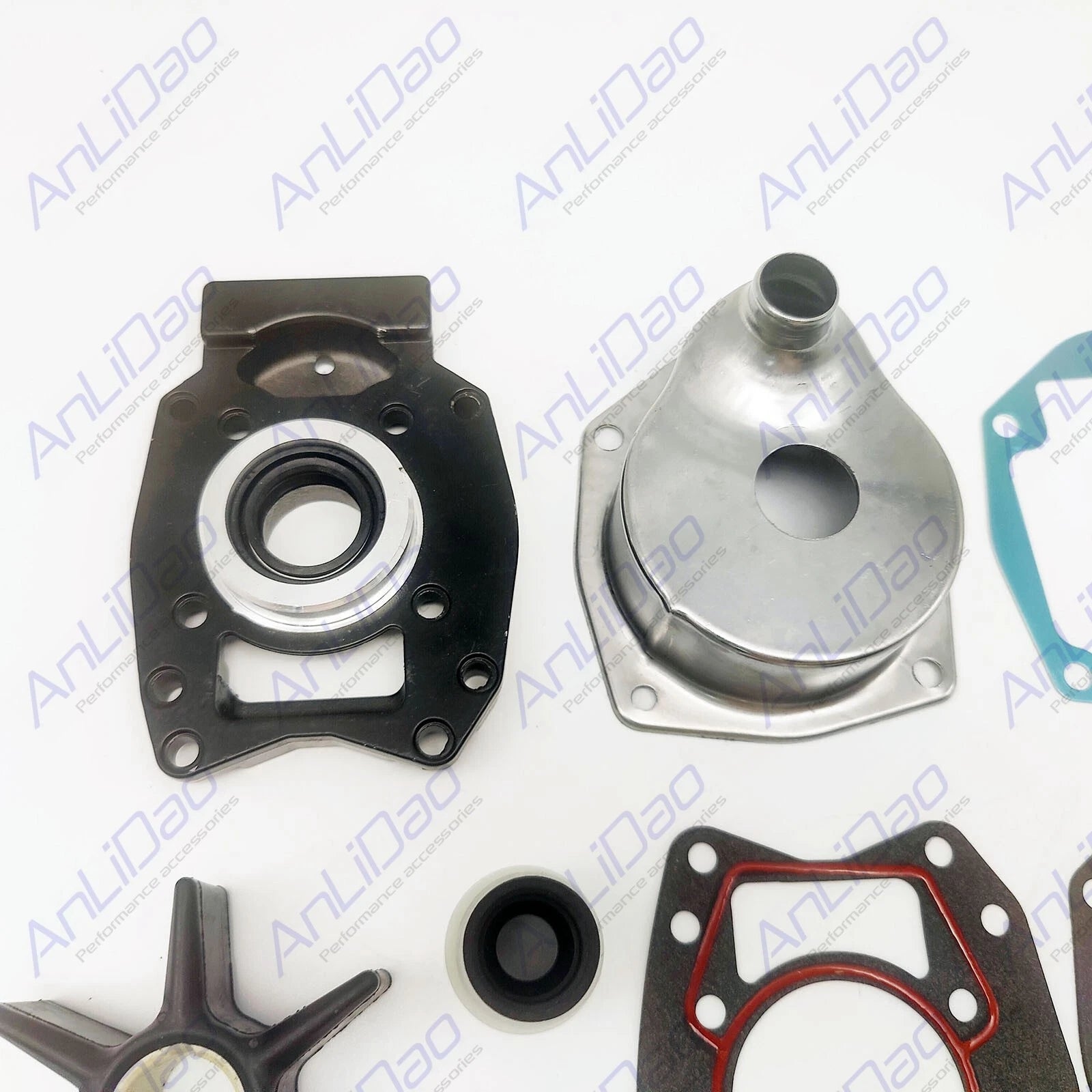 Water Pump Impeller Repair Kit for Mercury Mariner 30HP-60HP (2000–2009) 46-8M0113801