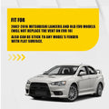 2X Black ABS Front Fender Side Vent Cover for Mitsubishi Lancer EVO (2002–2016)