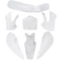 Fender Fairing Kit for Kawasaki KX65, KLX110, DRZ110, Suzuki RM65 (White)