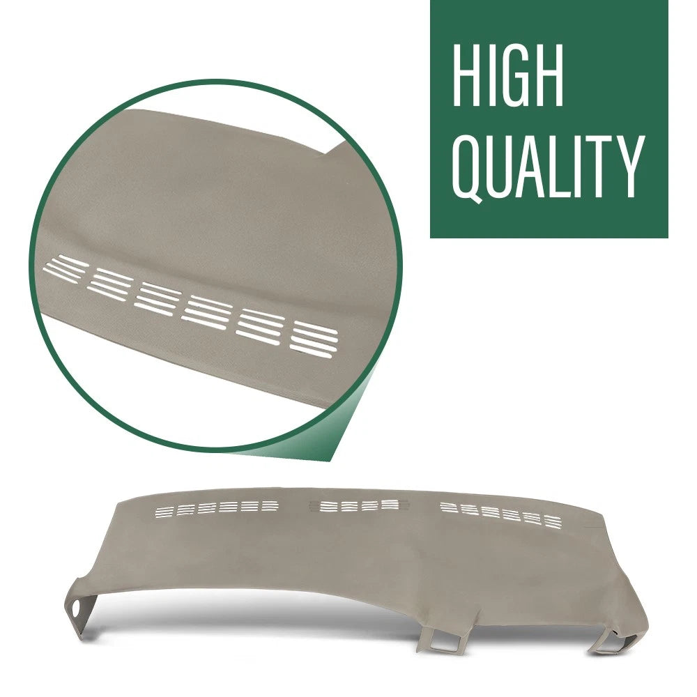 Dash Cover for Silverado Sierra (1999–2006) Light Gray TPE Overlay