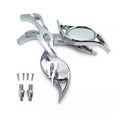 Chrome Wisdom Eye Running Mirrors for Yamaha Cruiser (Royal Star, Road Star, V-Star)