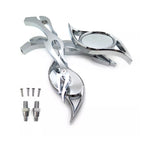 Chrome Wisdom Eye Running Mirrors for Yamaha Cruiser (Royal Star, Road Star, V-Star)